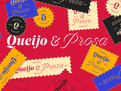 Queijo & Prosa - Logotype branding design illustration ipad ipadpro logo typography ui ux vector