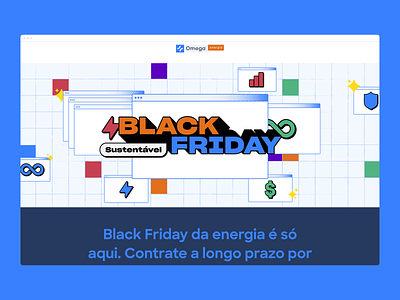 Omega Energia - Black Friday Landing Page digital product plataform product design ui ui design ux web web design