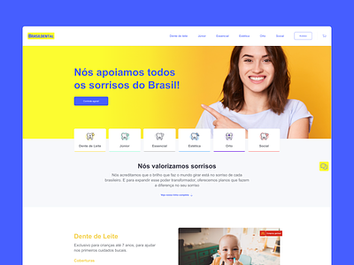 Banco do Brasil - BB Dental - Products Page app design product design ui ux