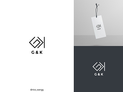 G & K Clothing Logo branding design graphic design logo minimal