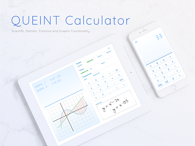 QUEINT Calculator calculator ui dailyui004 responsive ui ui