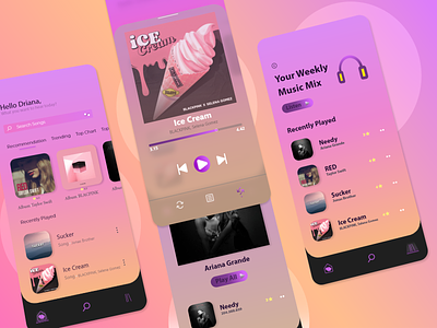 Modern Music Player App