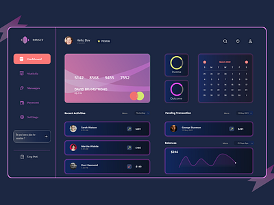 PAYSET - Dashboard Design