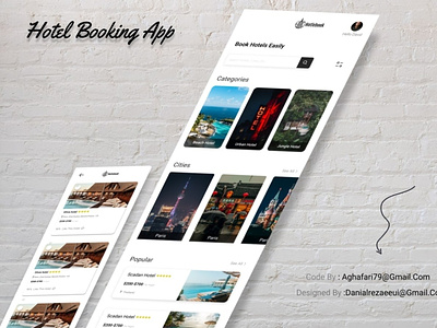 Hotel booking template