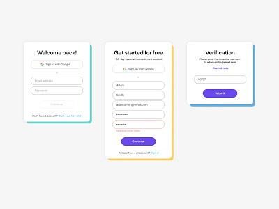 Onboarding UI app ui create account design system dropdown error error states input field ios mobile modal product design product ui responsive sign in sign up text field ui web design