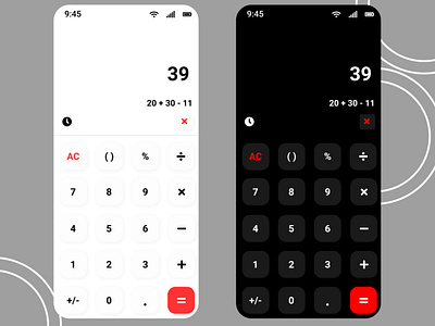 Calculator app dailyui design ui