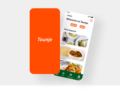 Tounje ( Food Ordering App)