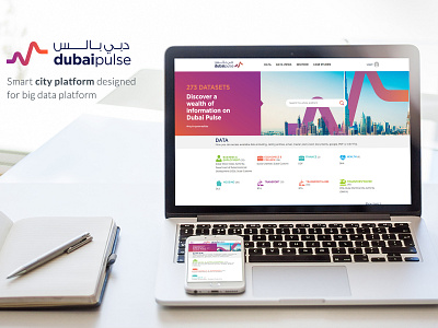 Smart City Platform - Dubai Pulse bigdata dubaipulse smartcity user research ux ux design