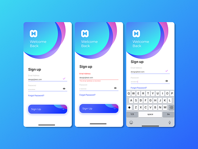 Daily UI Challenge #001 - Sign up Page