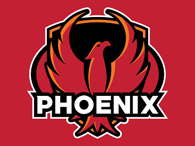Phoenix athletic branding bird branding firebird illustration logo phoenix vector