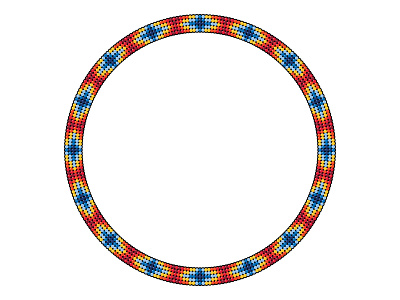 Indian Bead Border