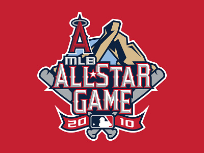 2010 MLB All-Star Game athletic branding baseball event branding typography