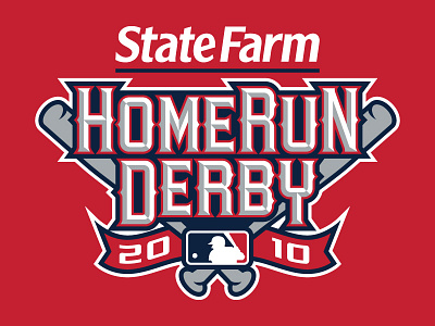 2010 MLB All-Star Game athletic branding baseball event branding typography