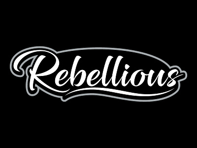 Rebellious Intl corporate branding typography