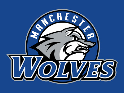 Manchester Wolves athletic branding football typography wolf