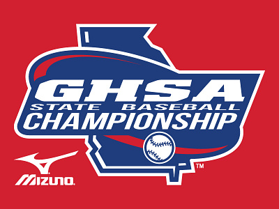 GHSA State Baseball Championship athletic branding baseball event branding