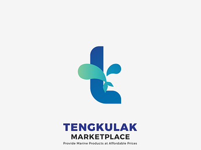 Tengkulak (Fish Marketplace Brand) branding graphic design logo