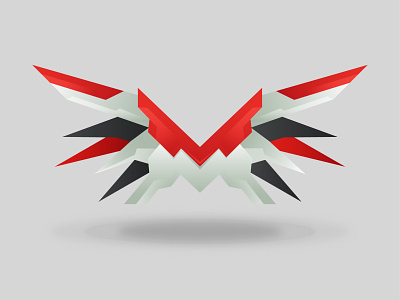 MX (Mechanix) Wings graphic design illustration logo