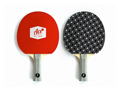 Ace Eat • Serve - Table Tennis Paddles ace paddles pattern ping pong restaurant table tennis