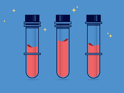 Medical Lab Equipment blood vile illustration medical test tube