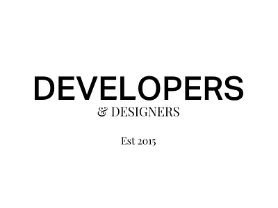 Developers Designers branding logo