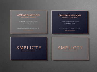 Smplicty | Business Cards