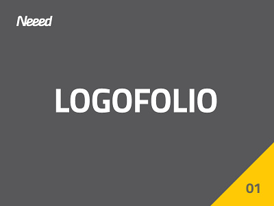 Logofolio identity logo logofolio neeed tipography vector