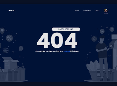 Daily Ui: Day 8 - 404 Page 404 404 design 404 error 404 page app application daily daily ui dailyui design error design illustration page error design ui ui design web web design website website design