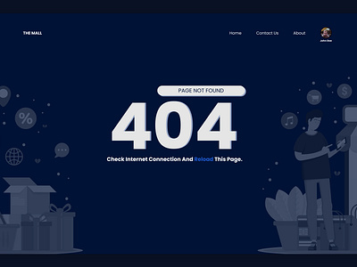 Daily Ui: Day 8 - 404 Page 404 404 design 404 error 404 page app application daily daily ui dailyui design error design illustration page error design ui ui design web web design website website design