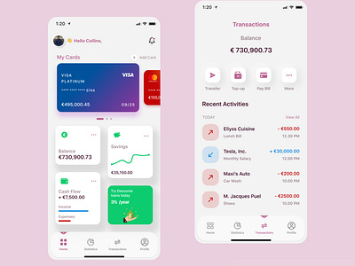 A simple Fintech UI/UX