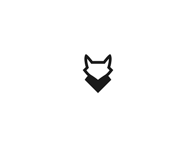 Branding animal branding dog fox identity line logo mark minimal vector wolf