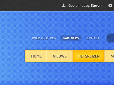 Header header menu navigation rebranding