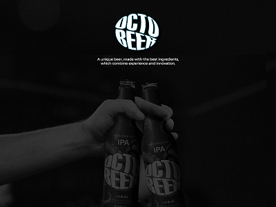 Poster_Octo Beer branding creative design graphic design logo poster typography