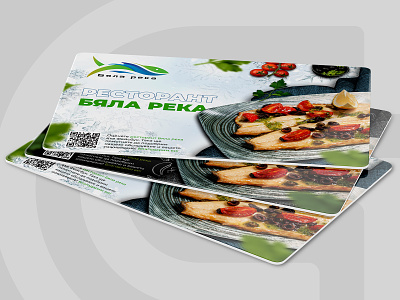 Table Mat for Biala Reka Restaurant advertise branding creative design graphic design