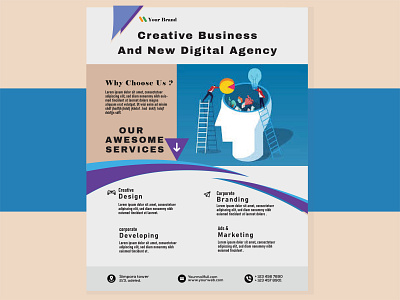 Active Business Flyer business flyer designe creative flyerdesigne design flyer designee graphic design illustration ui