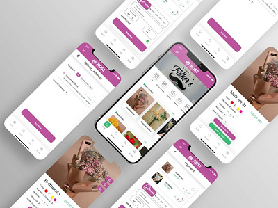 Rose Gifts Store app design ux