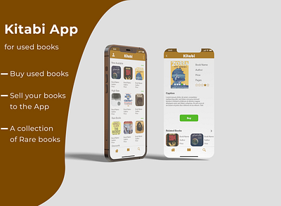 Kitabi App app design icon ui ux