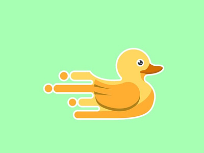 Duck Cute Sticker