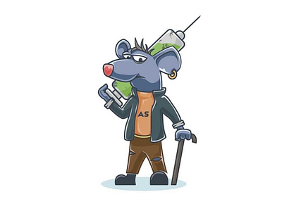 gangster rat character