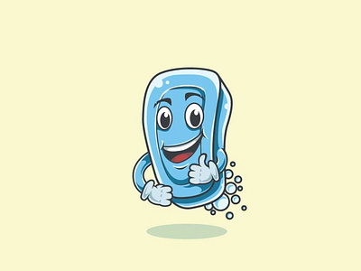 Soap cartoon character