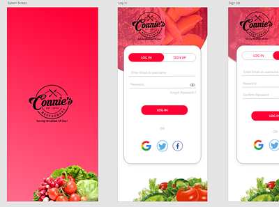 Food App Design app design icon logo ui ux