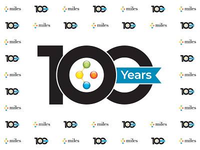 Miles 100 Years logo