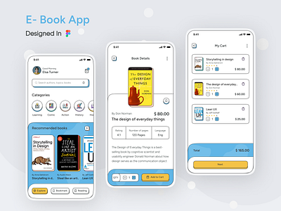 E-Book App book purchasing app book reading app book shop e book ecommerce neubrutalism ui ux