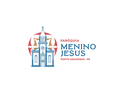 Paróquia Menino Jesus branding graphic design logo