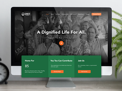 Smit Old Age Home and Care Foundation Website Design branding design donation foundation givingbacktosociety graphic design illustration jimaarofficial logo ngo nonprofits socialgood socialimpect ui ux vector