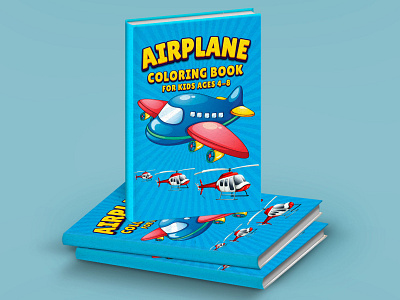 Airplane Coloring Book For Kids Ages 4-8 3d airplane coloring book airplane coloring book for kids amazon bird coloring book for kids car coloring book for kids coloring coloring book design graphic design illustration logo ui