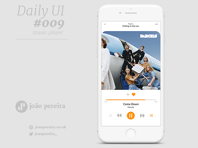 Daily Ui 009 - Grey Version app branding dailyui music app music app ui music player app musicplayer ui