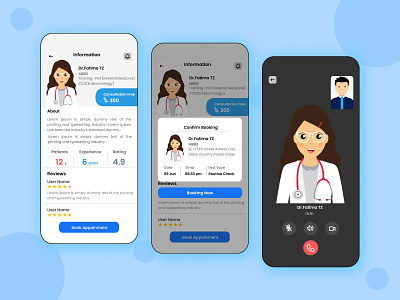 Medical app - Mobile app app app design doctor healthcare healthcare app hospital medical medical app medicine mobile app mobile ui ui design