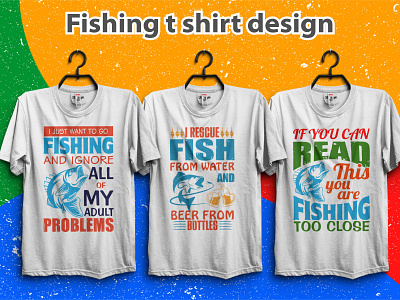 Fishing t shirt design