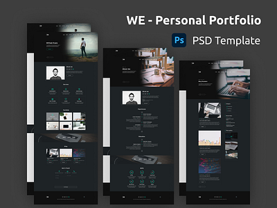 WE - Personal Portfolio Website Design